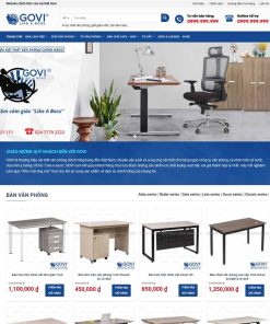 Theme WordPress nội thất govi