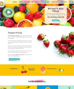 Theme WordPress nông sản 04