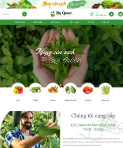 Theme WordPress nông sản 05