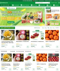 Theme WordPress nông sản 06