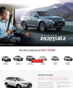 Theme WordPress Landing page giới thiệu ôtô