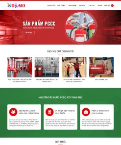 Theme WordPress Thiết bị chữa cháy