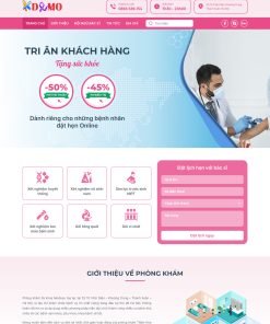 Theme WordPress Phòng khám 08