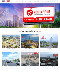 Theme WordPress Quảng cáo Táo đỏ