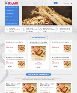 Theme WordPress Nhân sâm