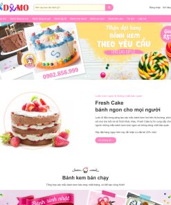 Theme WordPress Tiệm Bánh kem