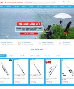 Theme WordPress Dụng cụ Câu cá