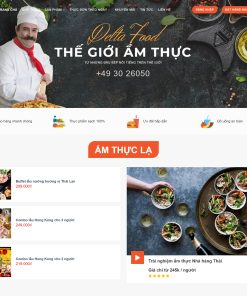 Theme WordPress Thế giới Ẩm thực