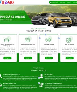 Theme WordPress Dịch vụ định giá xe cũ