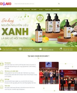 Theme WordPress Nguyên liệu xanh