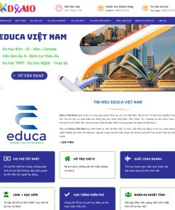 Theme WordPress tư vấn du học Quốc tế