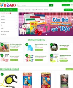 Theme WordPress đồ chơi thú cưng