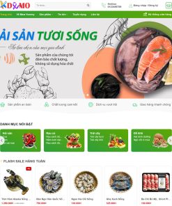 Theme WordPress Hải sản tươi sống
