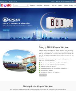 Theme WordPress Máy lạnh công nghiệp