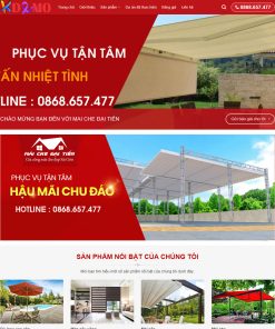 Theme WordPress Mái che