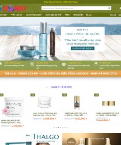 Theme WordPress Mỹ phẩm Thalgo