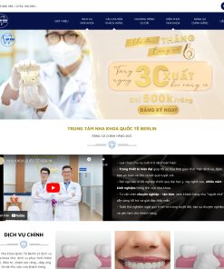 Theme WordPress Nha khoa 02