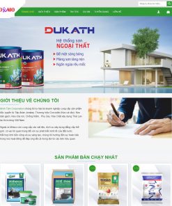 Theme WordPress Sơn nước Dukath