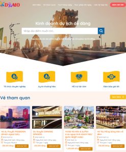 Theme WordPress Dịch vụ Tour Đà Nẵng