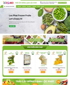 Theme WordPress Trái cây đông lạnh