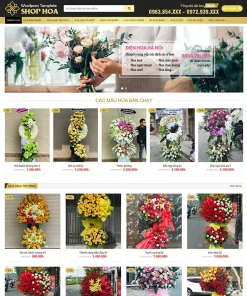 Theme WordPress cửa hàng bán hoa 04