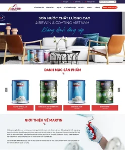 Theme WordPress cung cấp sơn nước 02
