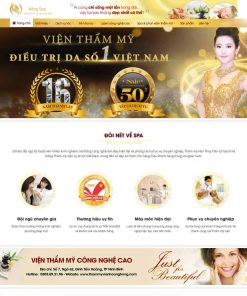Theme WordPress Spa làm đẹp 02