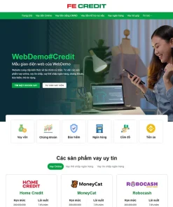 Theme WordPress vay vốn, tài chính 03
