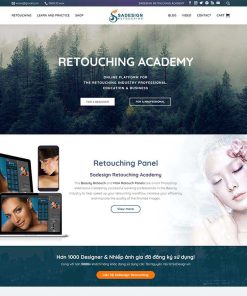 Theme WordPress bán tài nguyên thiết kế đồ họa Photoshop