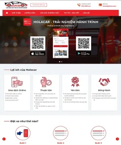 Theme WordPress dịch vụ thuê xe taxi 03