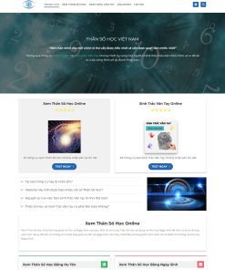 Theme WordPress Thần số học