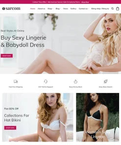 Theme WordPress thời trang nội y