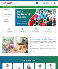 Theme WordPress Phụ tùng may mặc