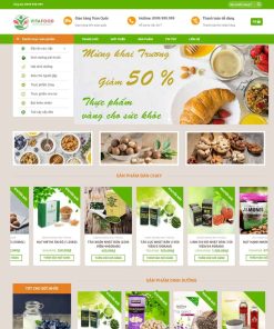 Theme WordPress thực phẩm chức năng 10