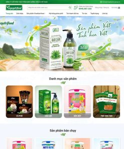 Theme WordPress thực phẩm chức năng 15