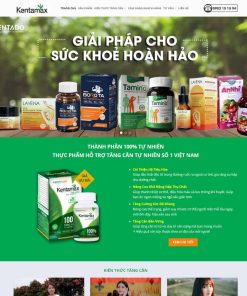 Theme WordPress thực phẩm chức năng 08