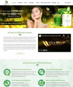 Theme WordPress thực phẩm chức năng 05