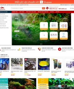 Theme WordPress thủy sinh, cá cảnh