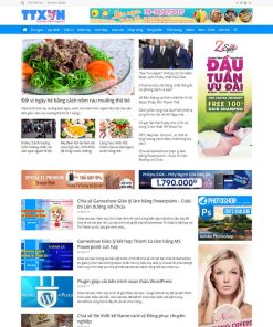 Theme WordPress tin tức 01