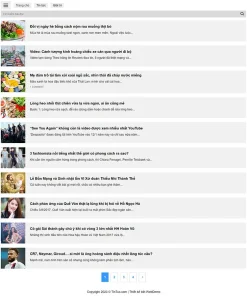 Theme WordPress tin tức cho mobile 24