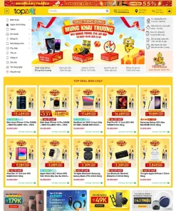 Theme WordPress bán điện thoại, phụ kiện giống TopZone