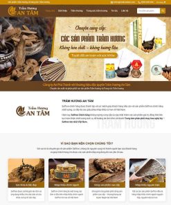 Theme WordPress bán Trầm Hương