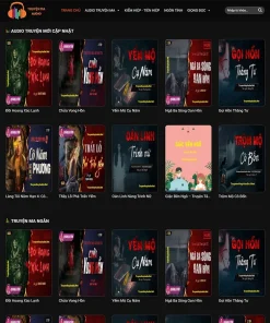 Theme WordPress nghe truyện audio