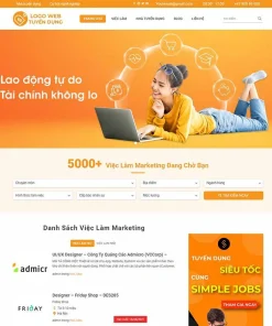 Theme WordPress tuyển dụng, việc làm 02