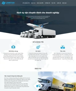 Theme WordPress công ty vận chuyển 02