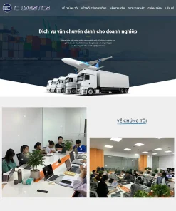 Theme WordPress công ty vận chuyển 03