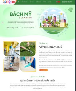 Theme WordPress Vệ sinh công nghiệp