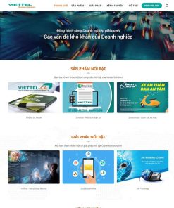 Theme WordPress giới thiệu công ty dịch vụ viễn thông, internet