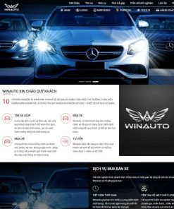 Theme WordPress Showroom mua bán ô tô cũ
