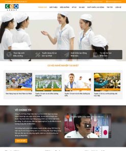 Theme WordPress công ty xuất khẩu lao động 03